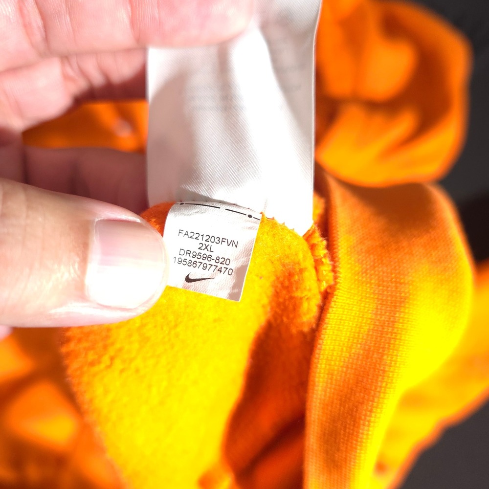 Nike WNBA Hoodie Mens XXL Orange Graphic Pullover Fleece DR9596-820 Long Sleeve - Picture 8 of 9